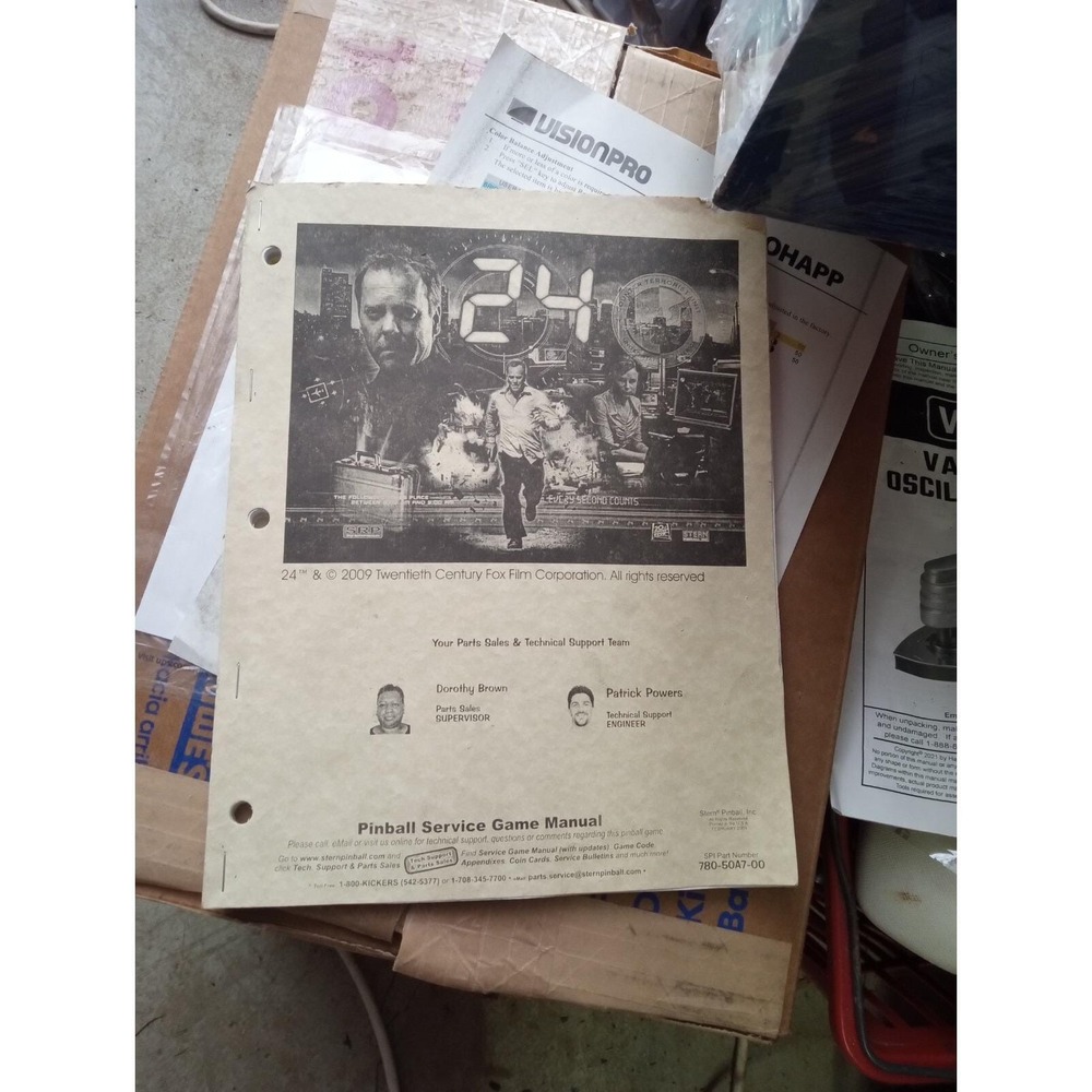 24 STERN   pinball machine manual